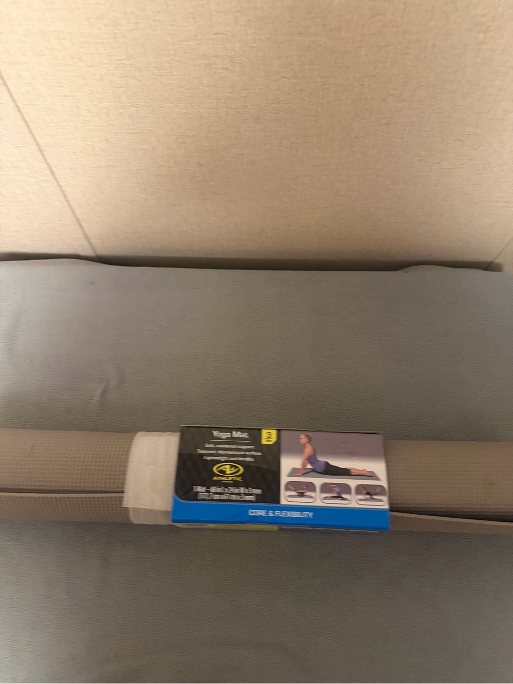 Athletic Works Gray-Taupe Yoga Mat